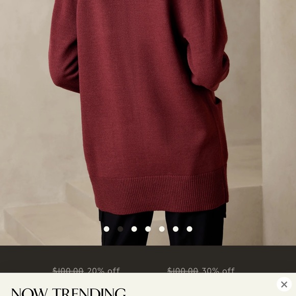 Banana Republic Factory logo SOFT LUXE CARDIGAN size S - Picture 5 of 7